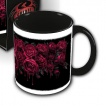 Mug gothique avec roses ensanglantées