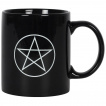 Mug gothique noir  pentagramme / pentacle