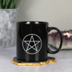 Mug gothique noir  pentagramme / pentacle