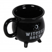 Mug noir en forme de chaudron 