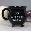 Mug noir en forme de chaudron