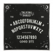 Nappe d'autel noire Spirit board ouija en coton (70x70cm)