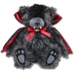 Ours vampire en peluche avec cape