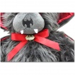 Ours vampire en peluche avec cape
