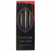 Pack de 4 bougies noires larmes de vampire (25cm de long)