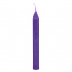 Pack de 12 bougies violettes pour rituel de prosprit (10cm)