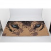 Paillasson d'Extrieur / Tapis Loup aux yeux bleues (45x75cm)