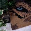 Paillasson d'Extérieur / Tapis Loup aux yeux bleues (45x75cm)