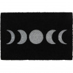 Paillasson d'Extrieur / Tapis noir phases de lune (40x60cm)
