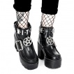 Paire de bracelets de chaussures à pentagramme WITCH - Restyle