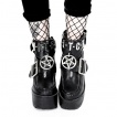 Paire de bracelets de chaussures à pentagramme WITCH - Restyle