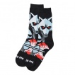 Paire de chaussettes roi sanguinaire et loup 