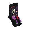 Paire de chaussettes squelettes mexicains 