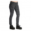 Pantalon femme noir à motif gris Amiria - Banned