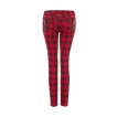 Pantalon femme Punk-rock Jawbreaker  motif tartan rouge et noir