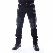 Pantalon homme noir à renforts et sangles KORE - Vixxsin