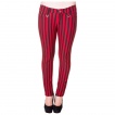 Pantalon jegging ray noir et rouge - BANNED