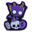 Patch tissu petit dragon recousu  