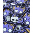 Patch tissu petit dragon recousu