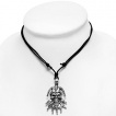 Pendentif bouffon démoniaque avec cordon
