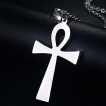 Pendentif croix gyptienne (nkh) en acier