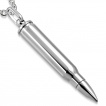 Pendentif homme balle perforante dvissable en acier