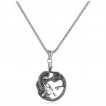 Pendentif homme Médusa en acier
