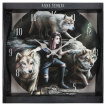 Pendule murale  femme aux loups Power Of Three - Anne Stokes