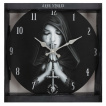 Pendule murale Gothic Prayer  femme vtue de noir en prire - Anne Stokes