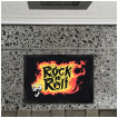 Petit paillasson flamme et crane rock'n'roll (35x50cm)