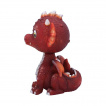 Petite Figurine dragon rouge style bobble head - Nemesis Now
