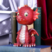 Petite Figurine dragon rouge style bobble head - Nemesis Now