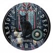 Petite table de spiritisme Ouija à chat noir 