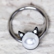 Piercing CBR  perle avec oreilles de chat