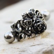 Piercing helix  lit de roses style vintage