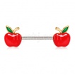 Piercing tton  pommes rouges