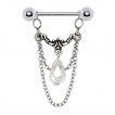 Piercing tton style ancien  pendentifs et chaines