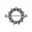 Piercing tton style antique  spirales