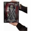 Plateau / planche à découper en verre avec La mort façon carte de tarot (28,5x20cm)