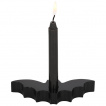 Porte bougie noir en forme de chauve-souris