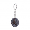 Porte cl mdaillon Runes et Triquetra en rsine (4,5cm)