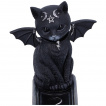 Porte encens (pourt batnnet) chat dmoniaque  ailes de chauve-souris Malpuss (24cm)