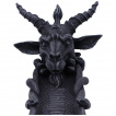 Porte encens (pourt batônnet) à tête de démon Baphomet (29,2cm)
