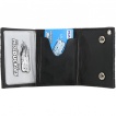 Porte-feuilles-cartes à chaine avec motif croix de malte