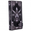 Portefeuille long à démon Baphomet en similicuir (18,5cm)