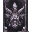 Portefeuille long à démon Baphomet en similicuir (18,5cm)