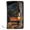 Portefeuille similicuir à chat noir et grimoire - Lisa Parker