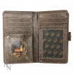 Portefeuille similicuir à chat noir et grimoire - Lisa Parker