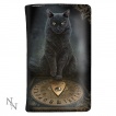 Portefeuille similicuir chat noir et ouija - Lisa Parker