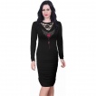 Robe de soire gothique BLOOD ROSE